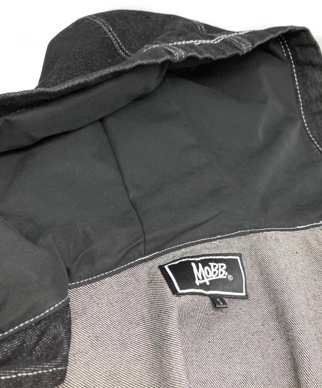 中古・古着通販】MoBB (モブ) FAT STITCH DENIM JACKET ブラック