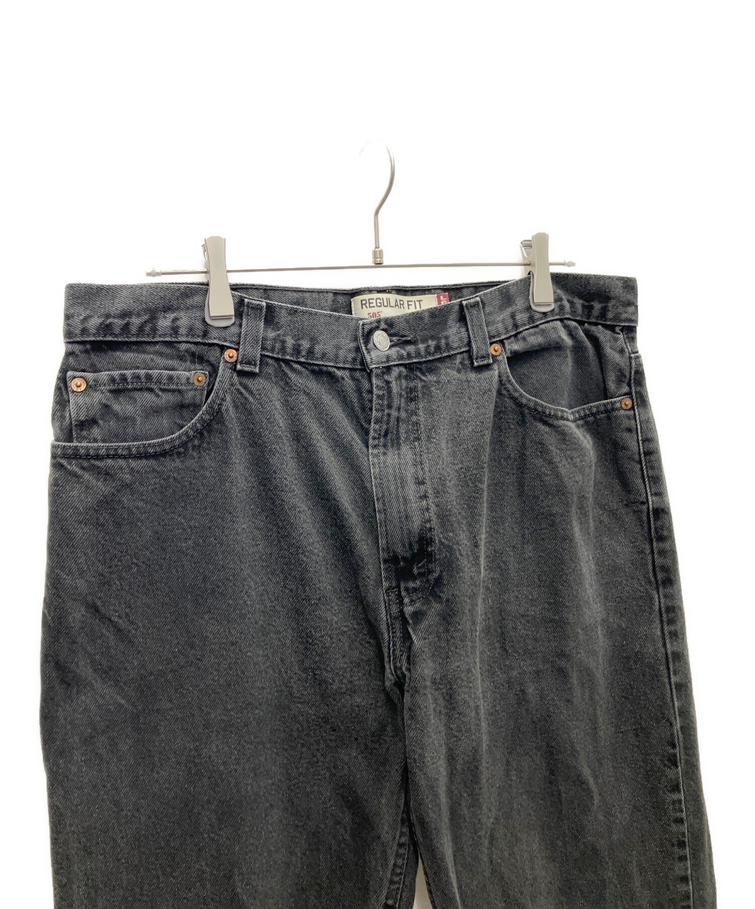 中古・古着通販】LEVI'S (リーバイス) デニムパンツ ブラック サイズ