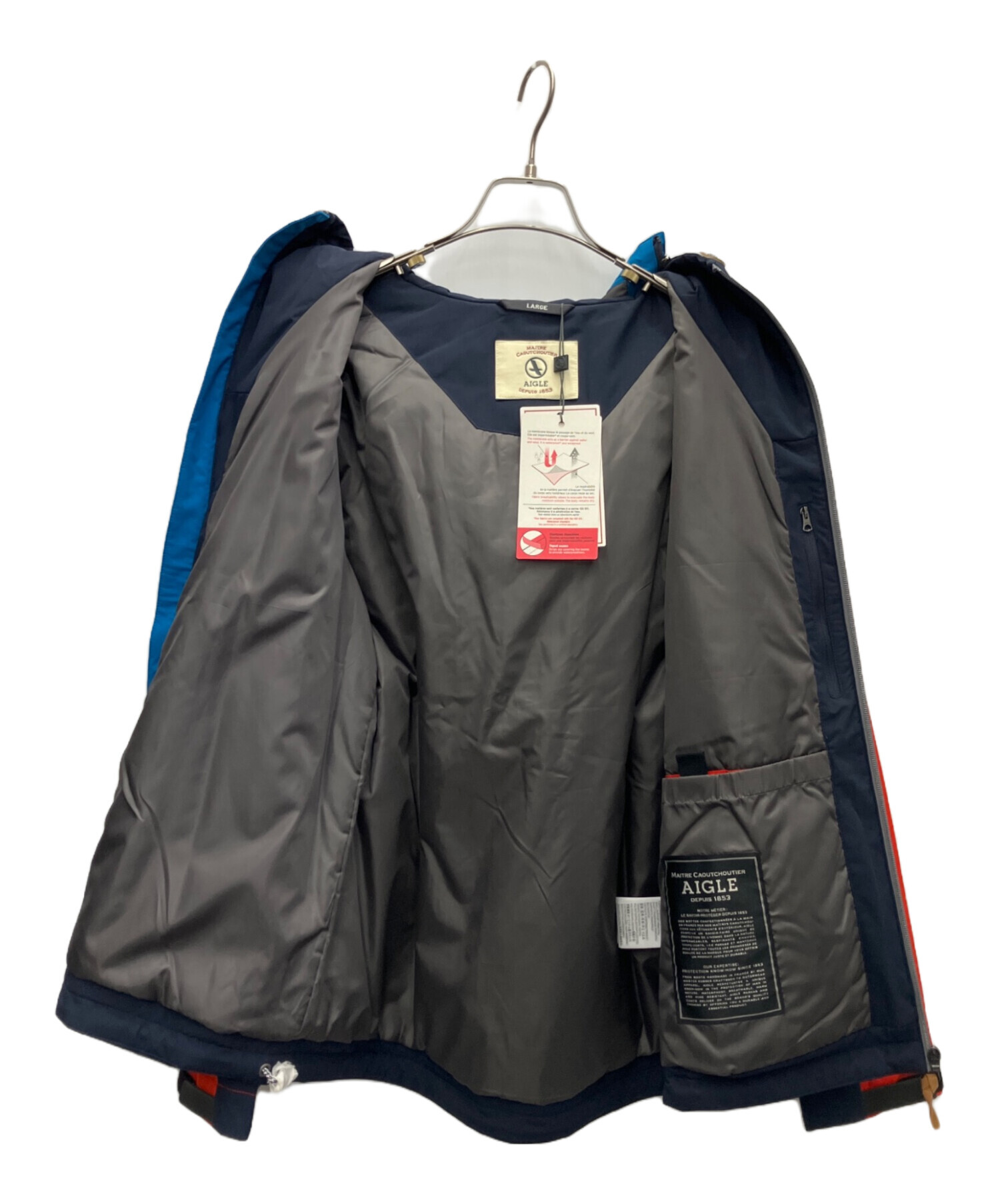 中古・古着通販】AIGLE (エーグル) マウンテンパーカー レッド