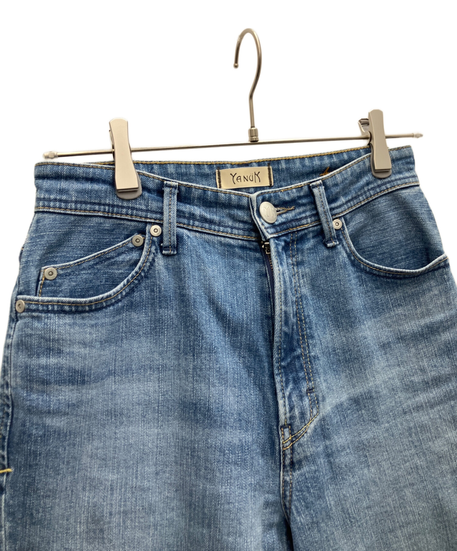 中古・古着通販】YANUK (ヤヌーク) デニムパンツ インディゴ サイズ