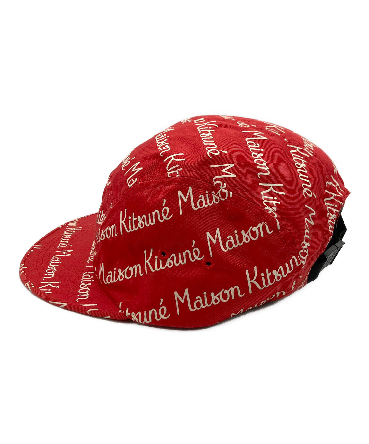 中古・古着通販】MAISON KITSUNE (メゾンキツネ) キャップ レッド