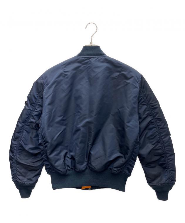 中古・古着通販】ALPHA (アルファ) MA-1ジャケット ネイビー サイズ:M