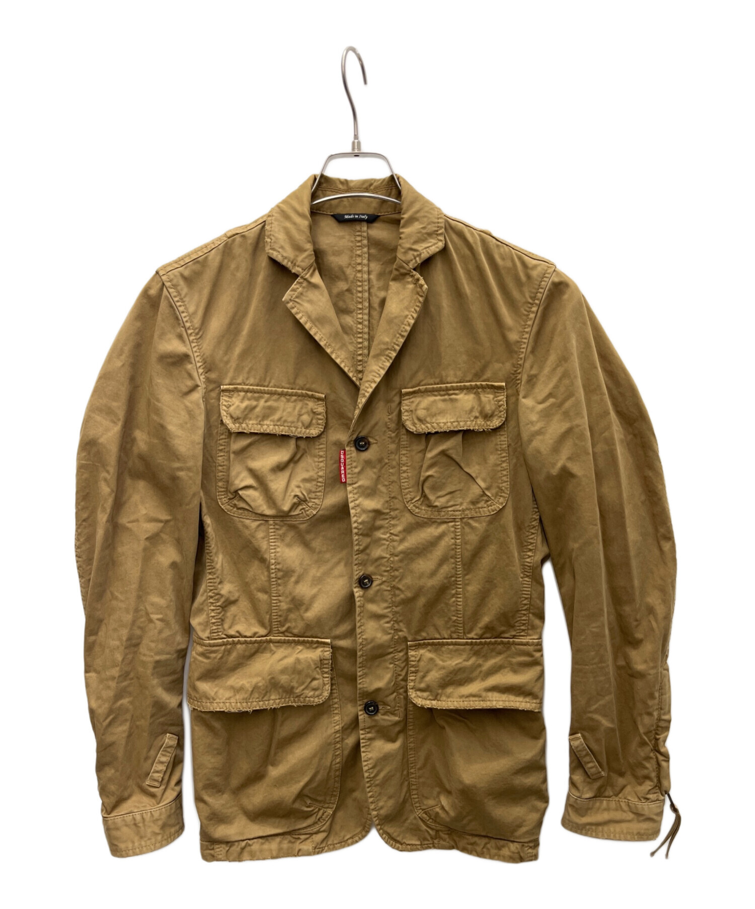 DSQUARED2 【訳あり新品未使用】　ミリタリーテーラードジャケット 中古・古着通販】DSQUARED2 (ディースクエアード) ミリタリー