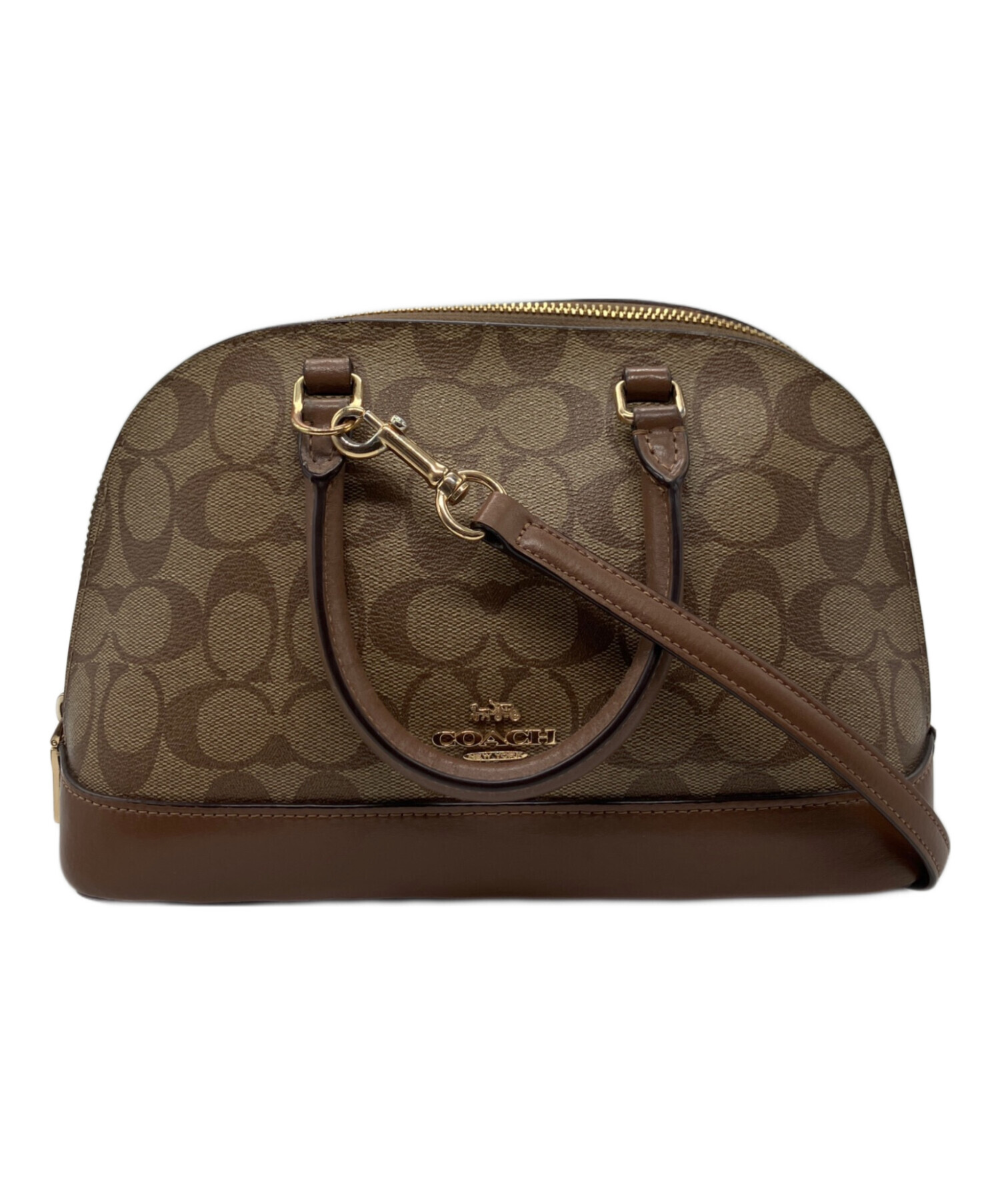 中古・古着通販】COACH (コーチ) 2WAYショルダーバッグ ブラウン