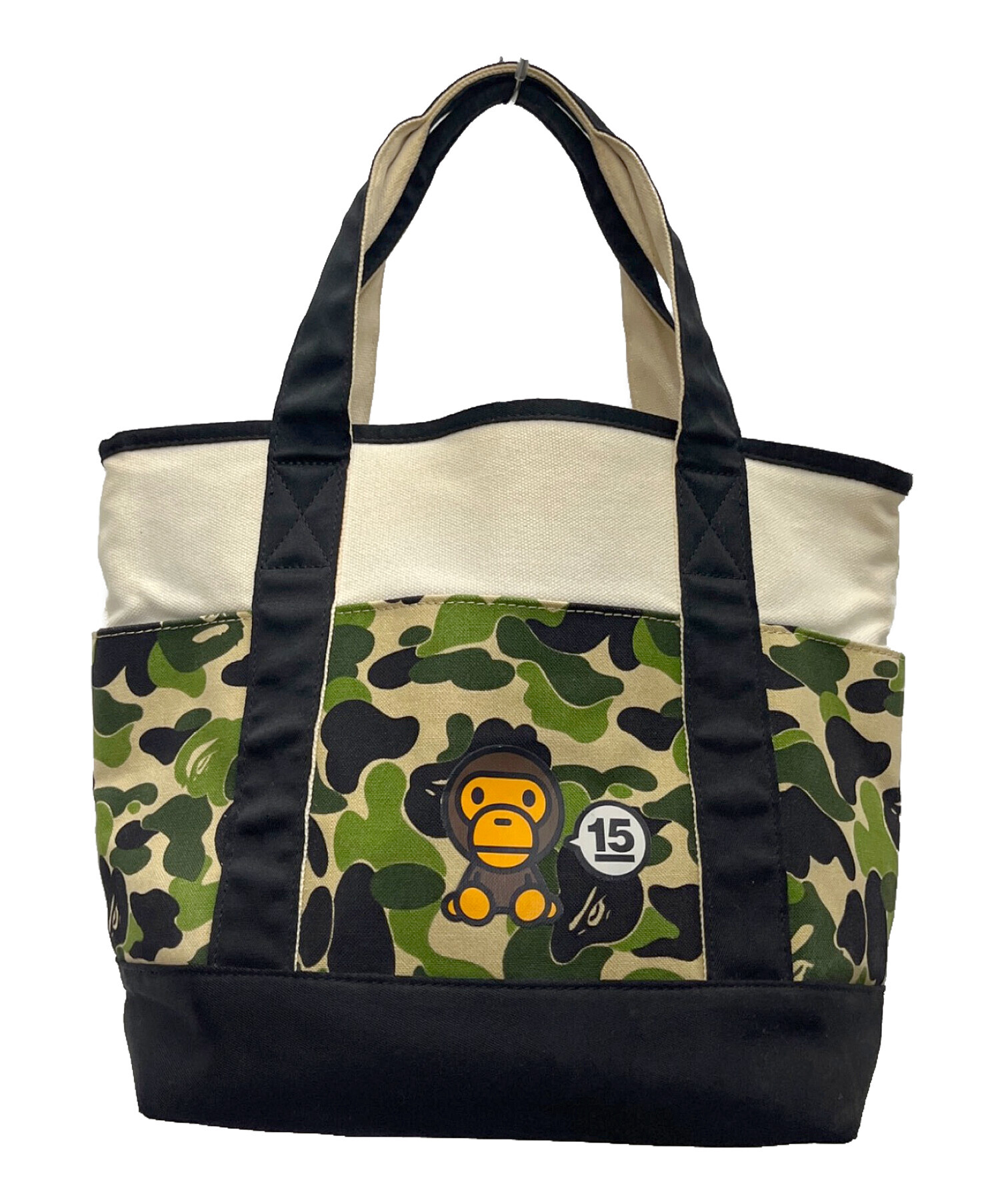 中古・古着通販】BAPE (アベイシングエイプ) トートバッグ ホワイト