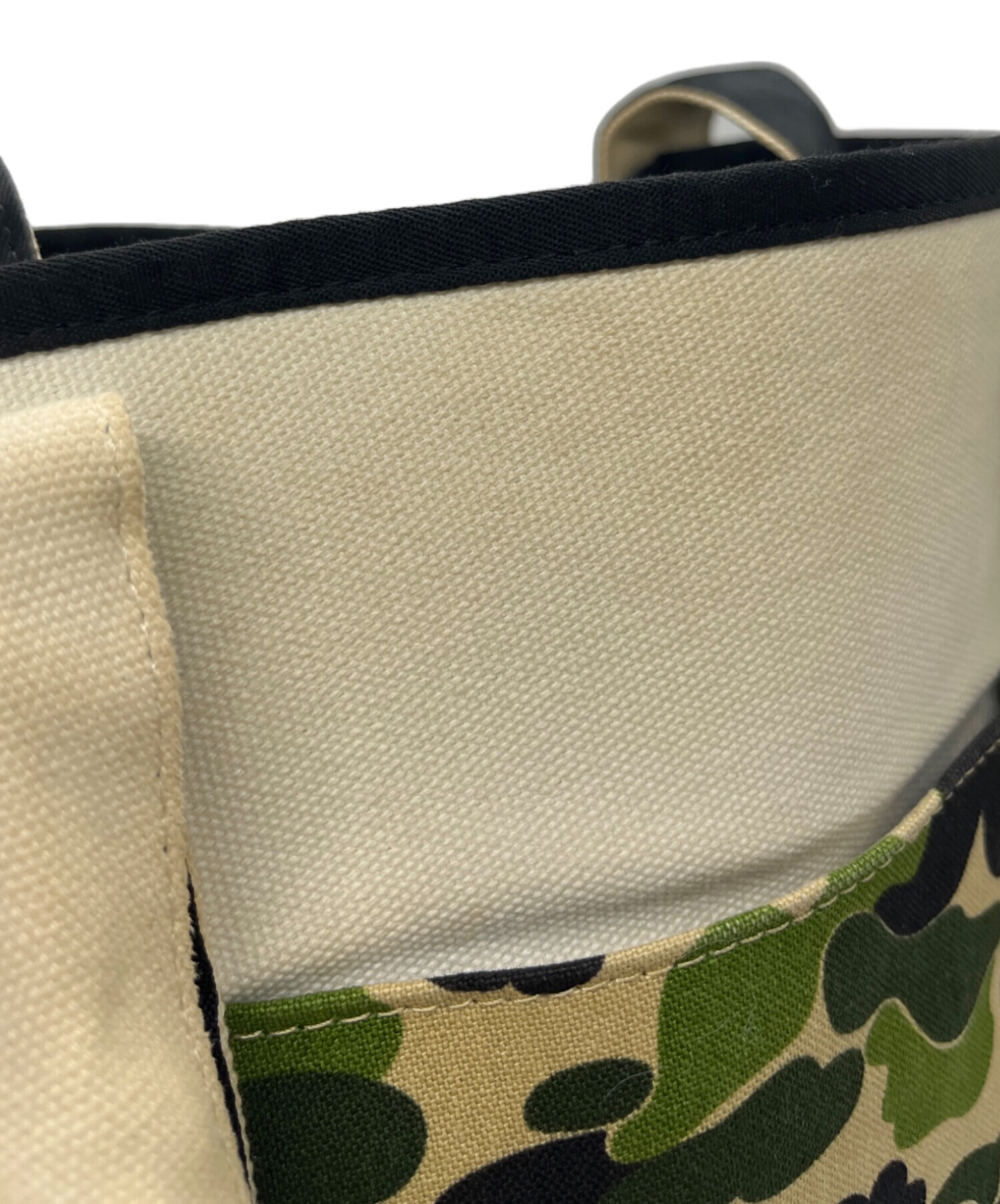 中古・古着通販】BAPE (アベイシングエイプ) トートバッグ ホワイト 