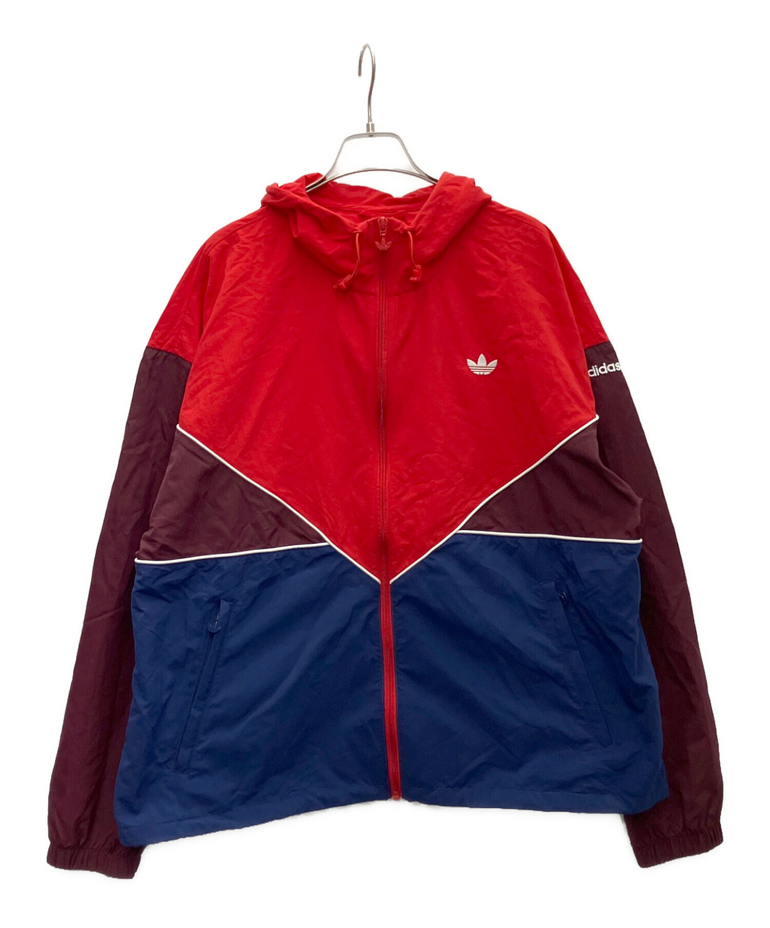 中古・古着通販】adidas (アディダス) ナイロンジャケット ブルー 