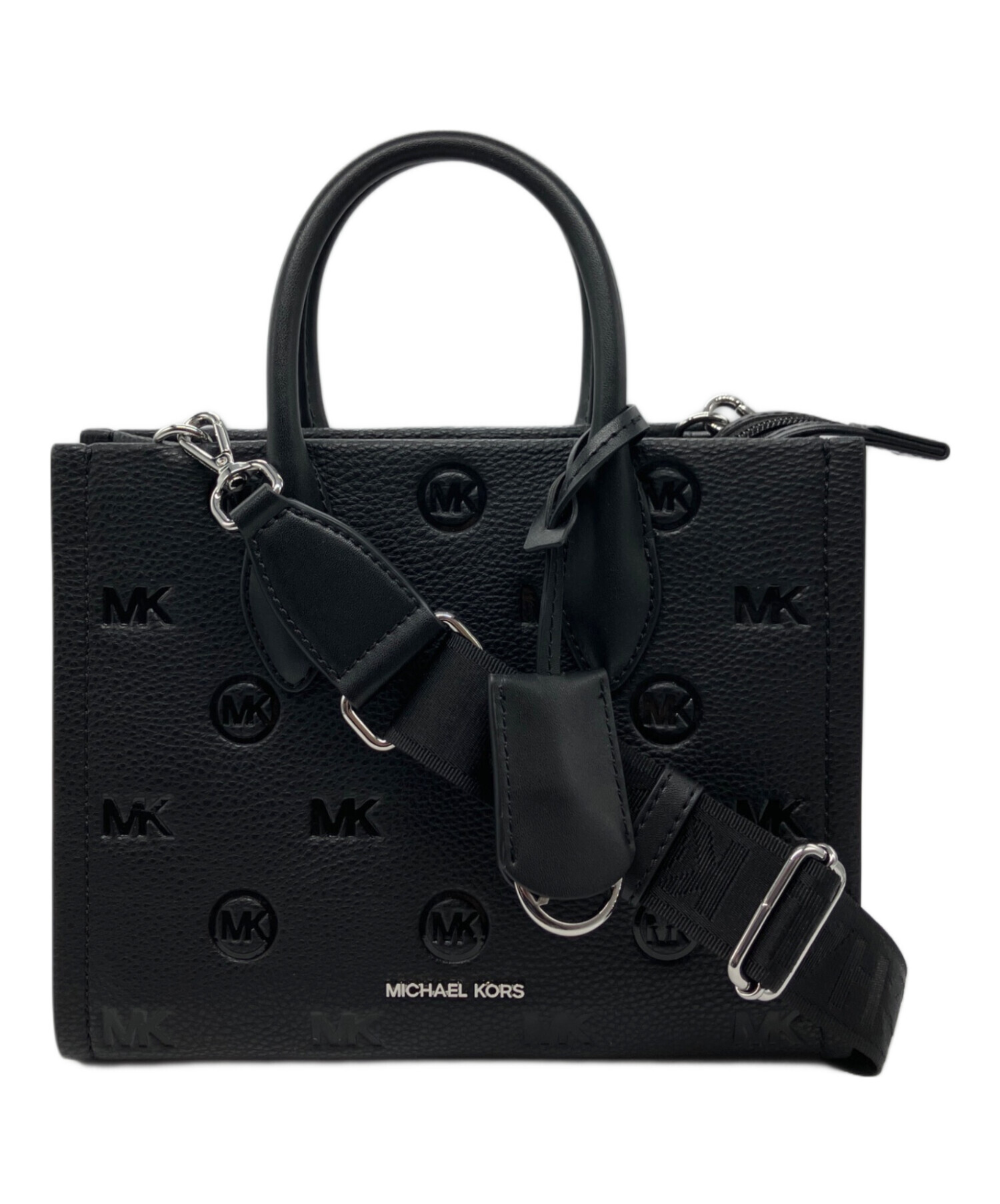 マイケルコース ハンドバッグ 2way ショルダーバッグ ブラック 中古 