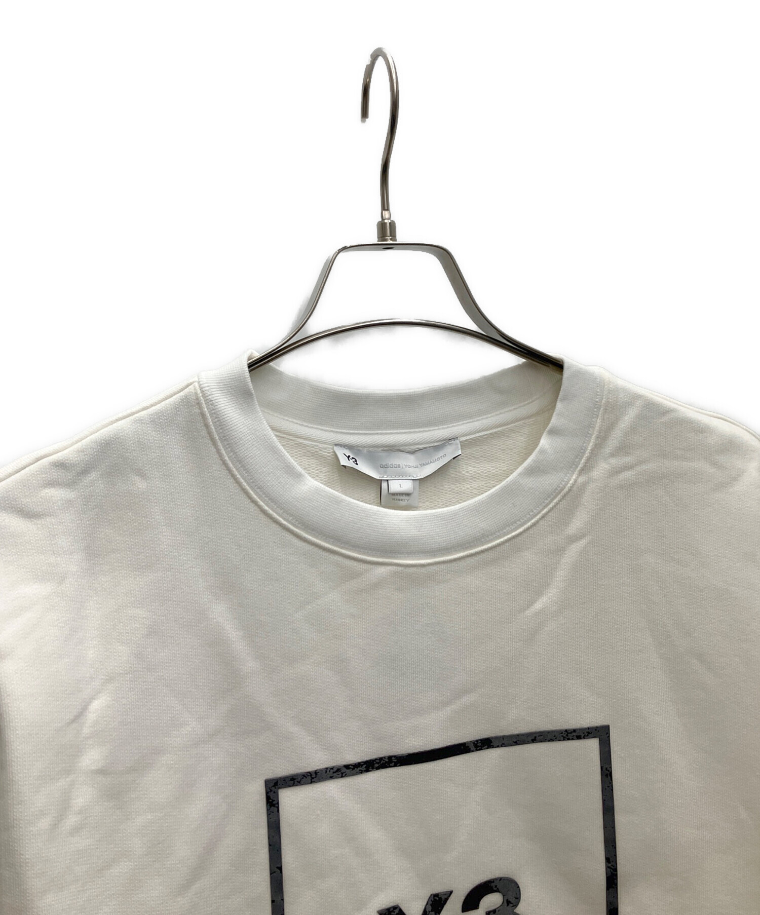 中古・古着通販】Y-3 (ワイスリー) スウェット ホワイト サイズ:L