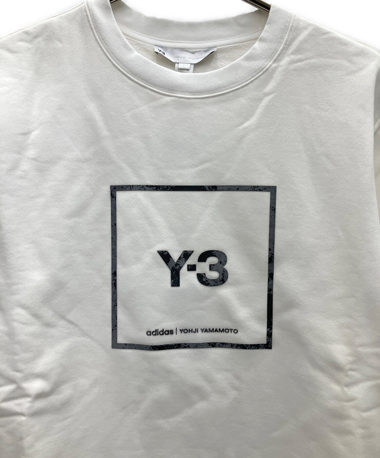 Y-3 ワイスリー スウェット M 白 【古着】【中古】【送料無料】 中古・古着通販】Y-3 (ワイスリー) スウェット ホワイト サイズ:L