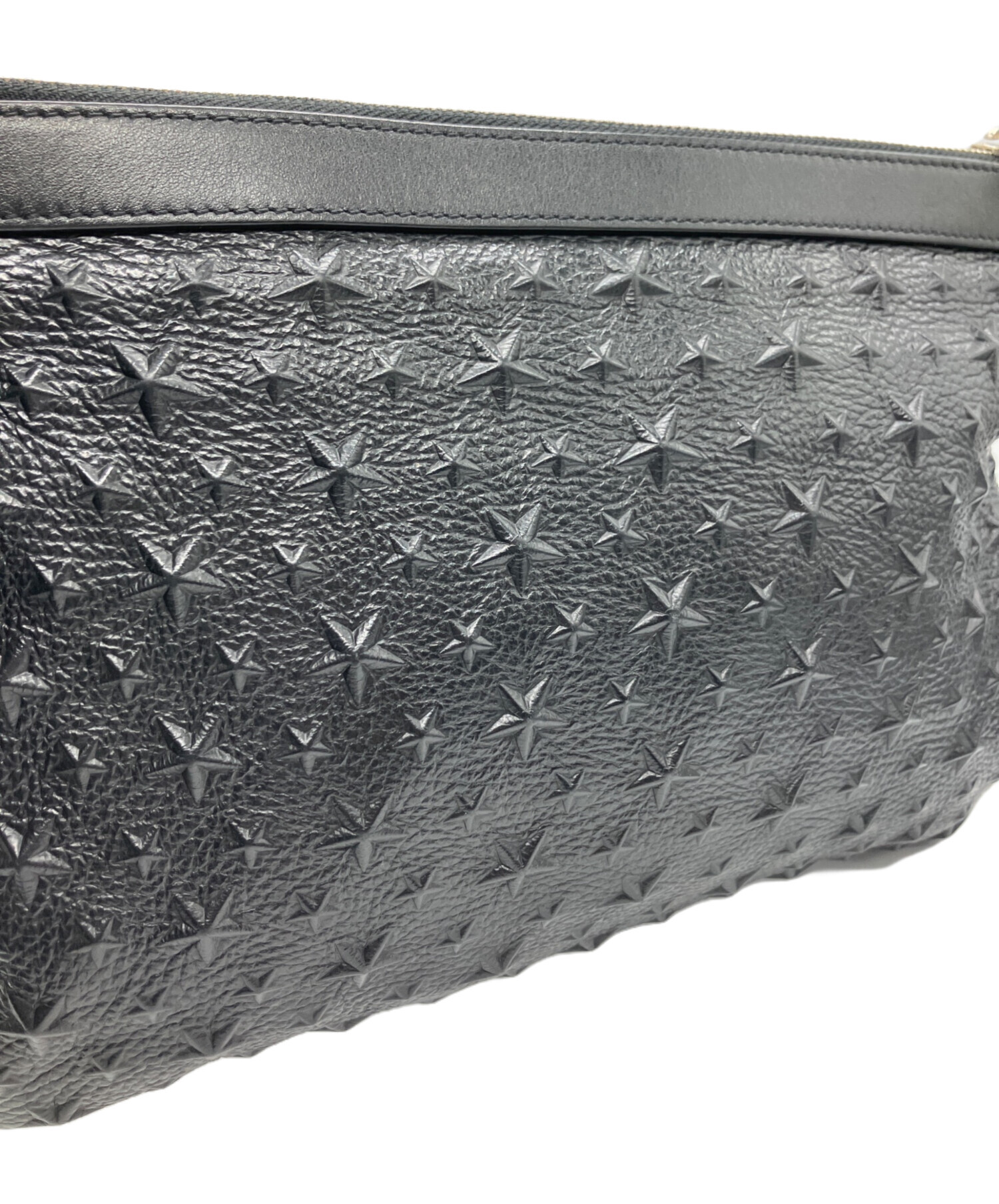 ジミーチュウ　クラッチバッグ 中古・古着通販】JIMMY CHOO (ジミーチュウ) クラッチバッグ ブラック