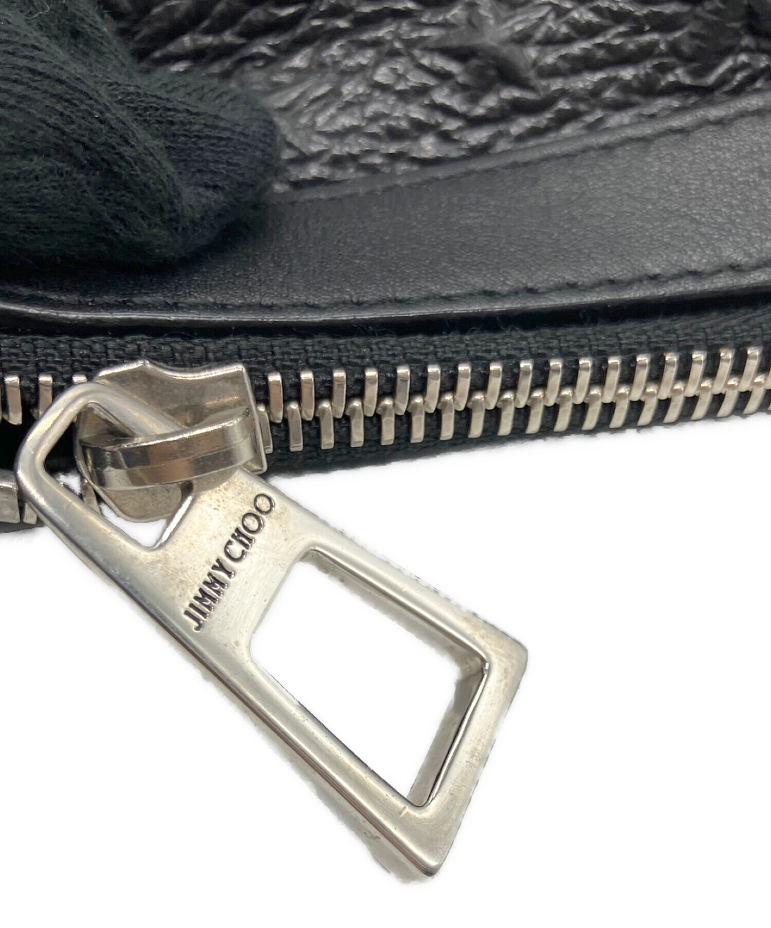 中古・古着通販】JIMMY CHOO (ジミーチュウ) クラッチバッグ ブラック
