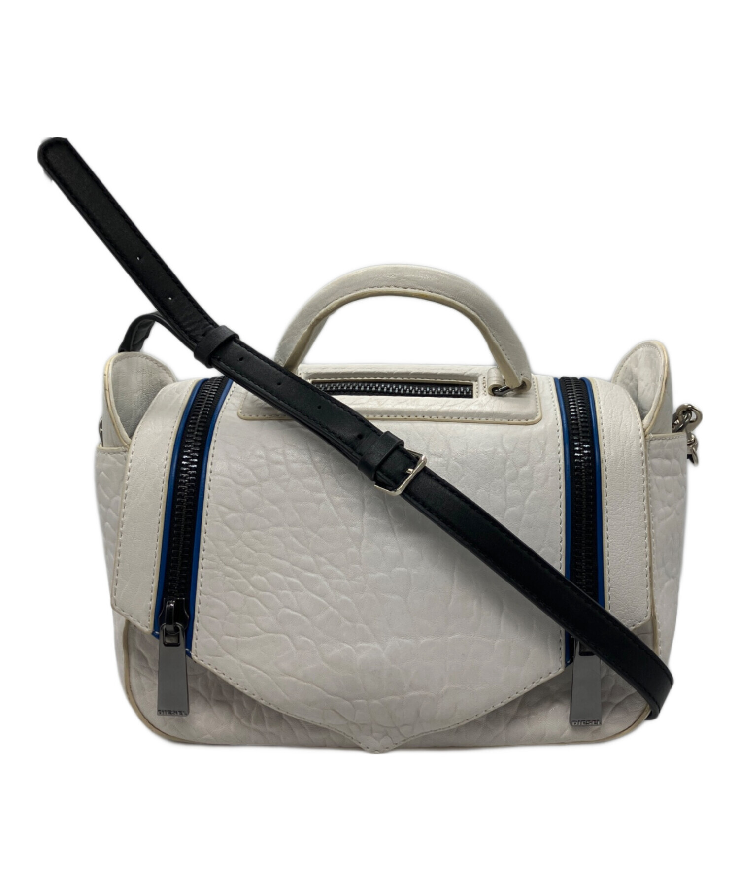 中古・古着通販】DIESEL (ディーゼル) 2WAYショルダーバッグ ホワイト 