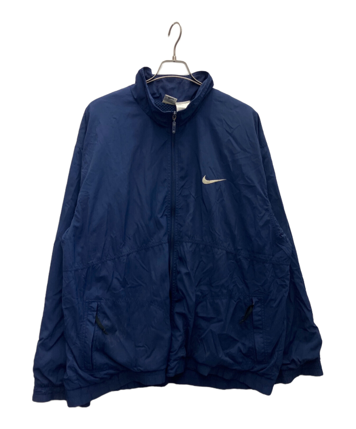 中古・古着通販】NIKE (ナイキ) ナイロンジャケット ネイビー サイズ 
