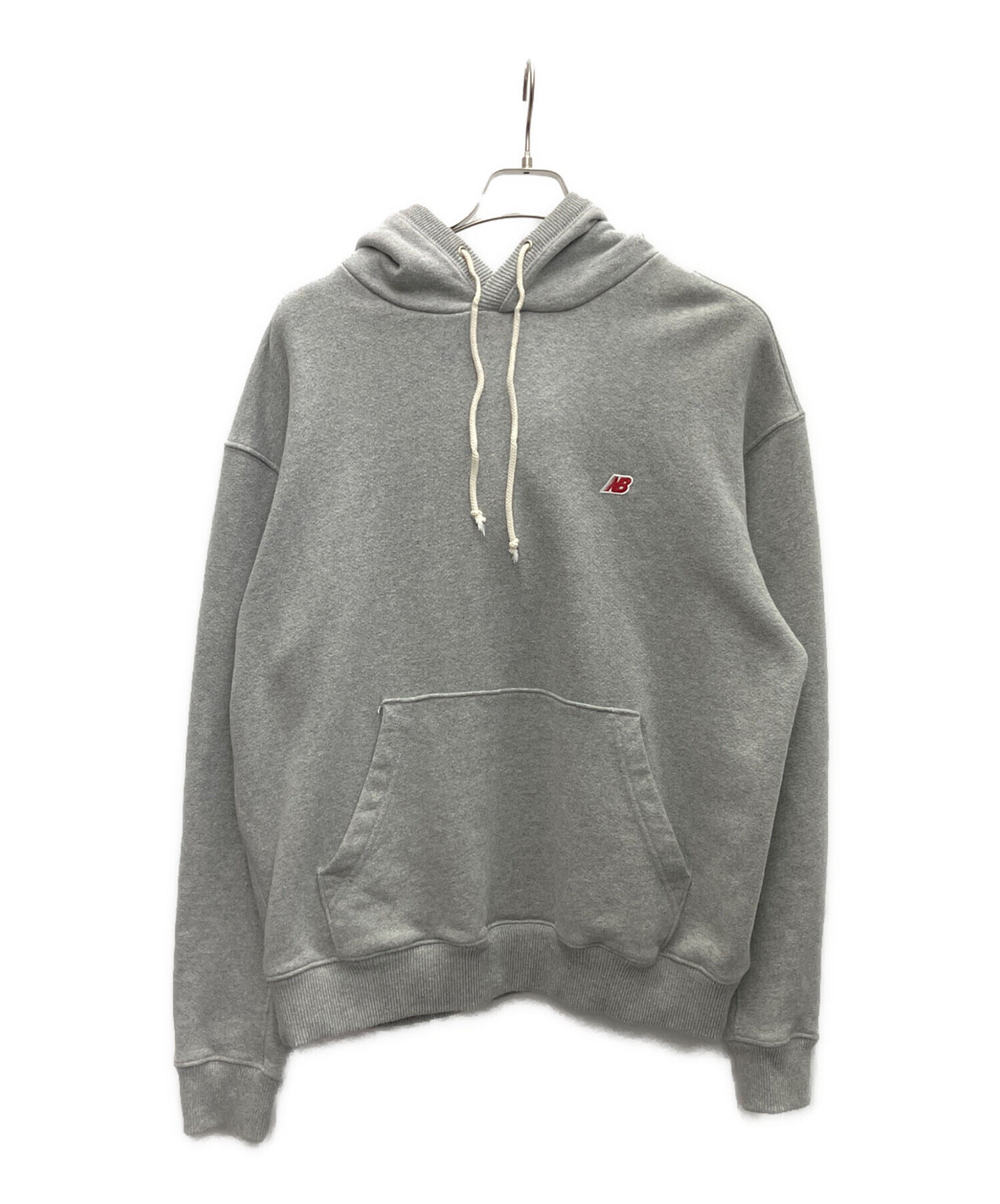 中古・古着通販】NEW BALANCE (ニューバランス) パーカー グレー 