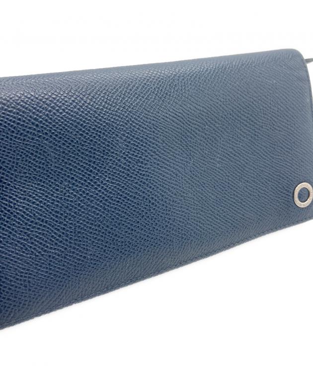 中古・古着通販】BVLGARI (ブルガリ) 長財布 ネイビー｜ブランド・古着