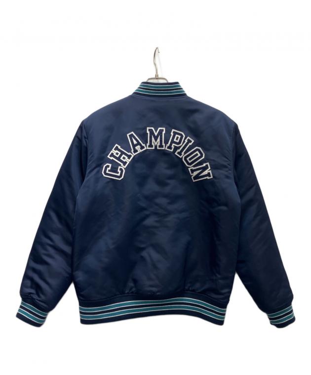 中古・古着通販】Champion (チャンピオン) スタジャン ネイビー サイズ 