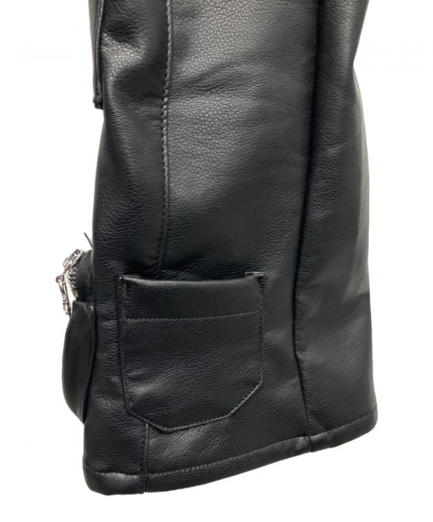 GUAPI レザーパンツ32 中古・古着通販】GUAPI (グアピ) レザーパンツ ブラック サイズ:SIZE36