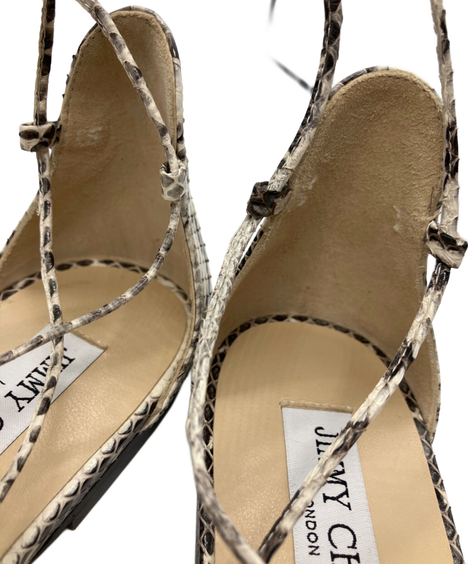 中古・古着通販】JIMMY CHOO (ジミーチュウ) サンダル ブラック