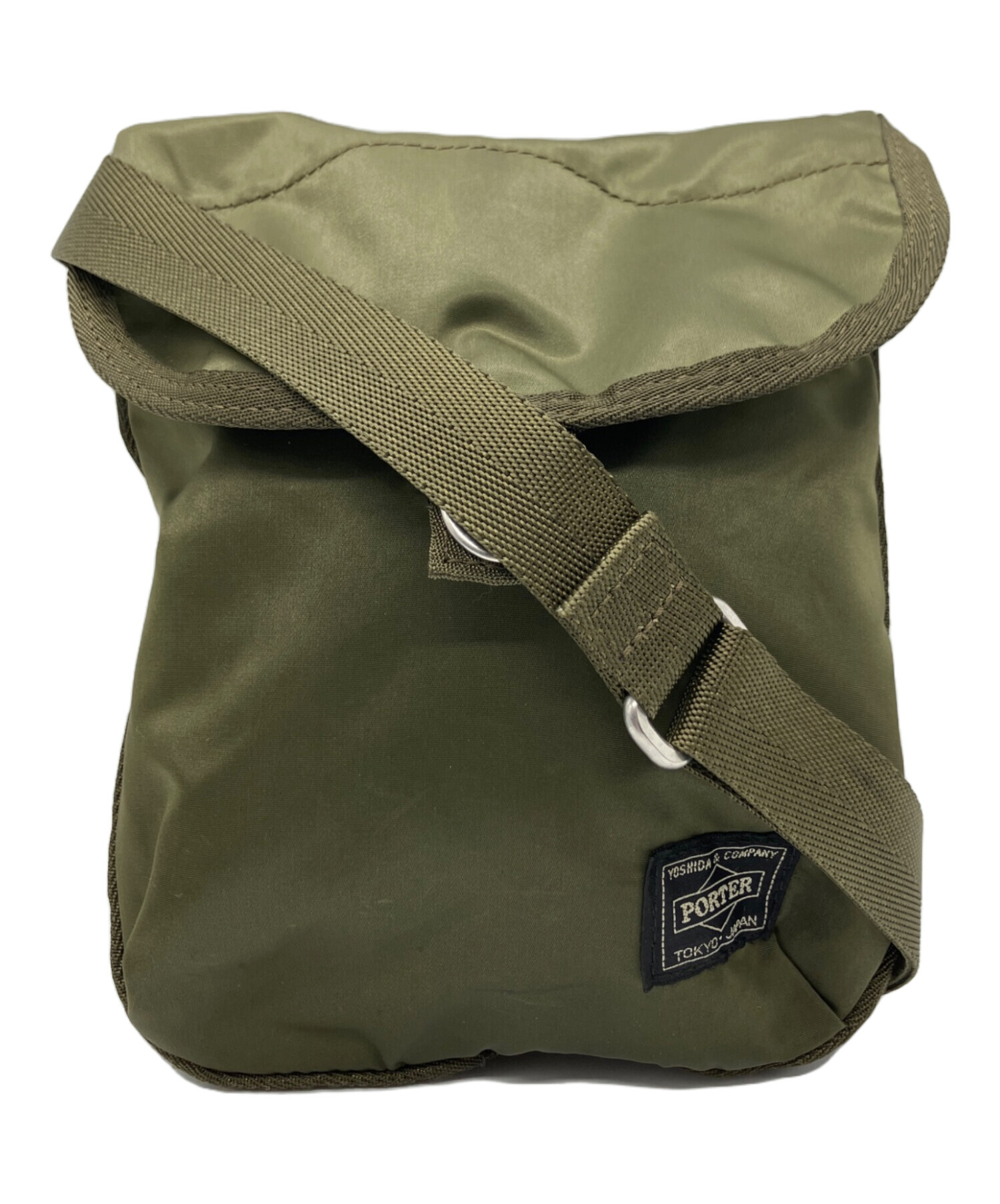 中古・古着通販】PORTER (ポーター) ショルダーバッグ オリーブ