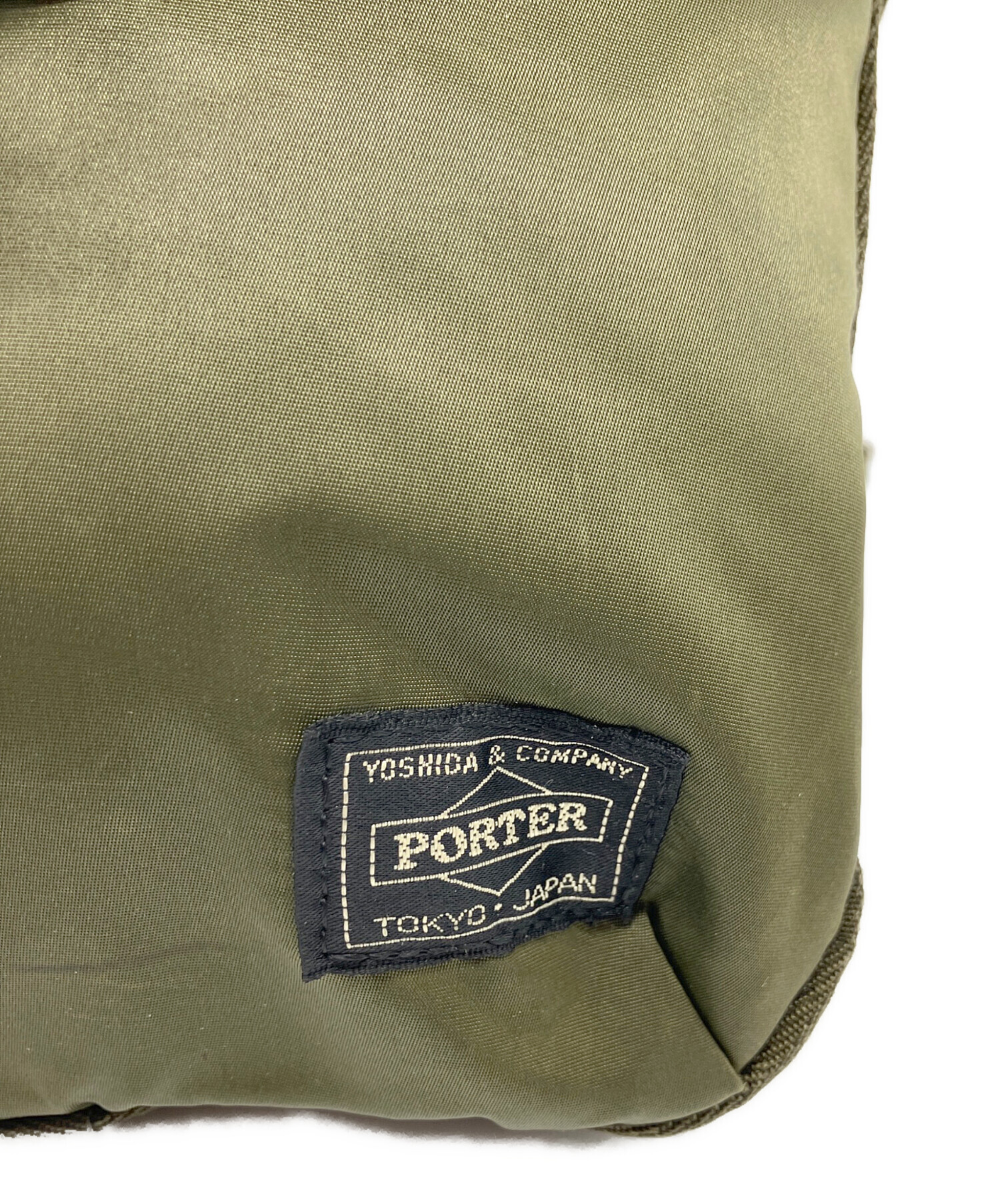 中古・古着通販】PORTER (ポーター) ショルダーバッグ オリーブ