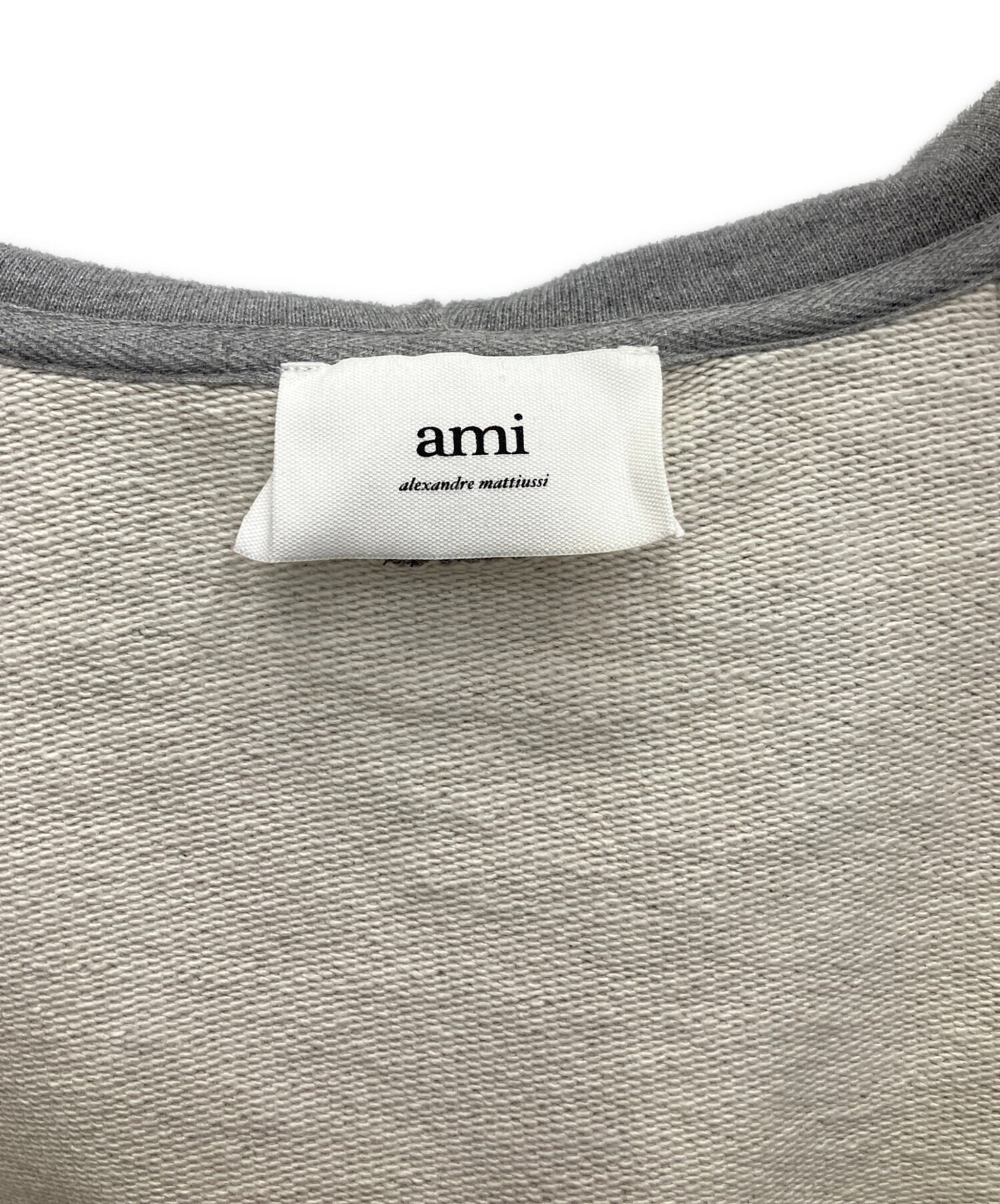 中古・古着通販】ami (アミ) ジップパーカー グレー サイズ:XS