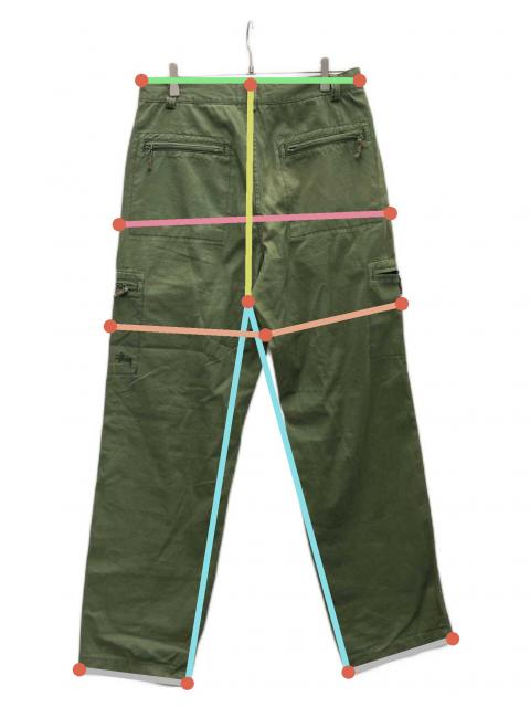 Stüssy ライトグリーン ストレートパンツ 28インチ 中古・古着通販】stussy (ステューシー) パンツ カーキ サイズ:SIZE