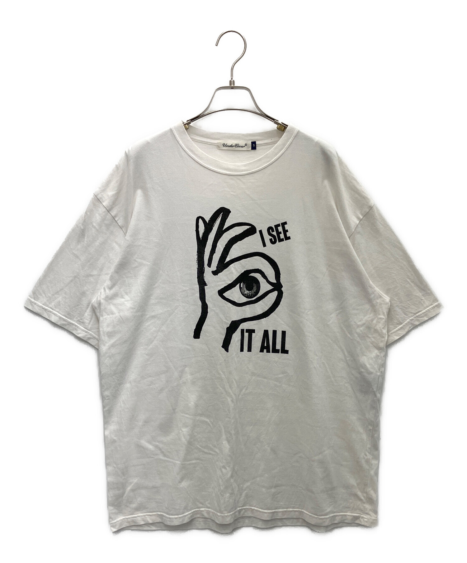 UNDER COVER アンダーカバー Tシャツ・カットソー S 白 【古着】【中古】【送料無料】 UNDERCOVER - UNDER COVER アンダーカバー Tシャツ・カットソー M 白