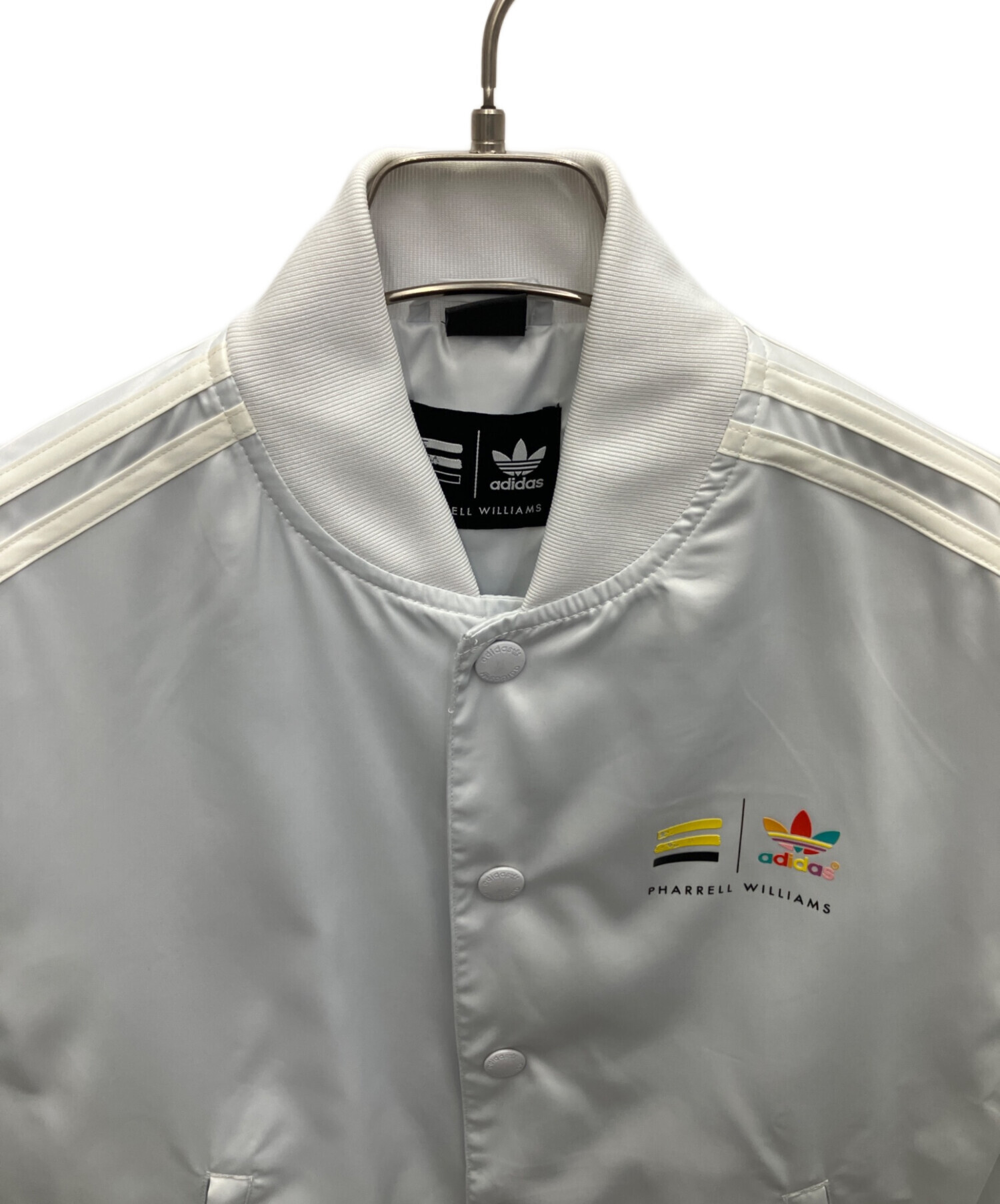 中古・古着通販】adidas (アディダス) ジャケット ホワイト サイズ:M