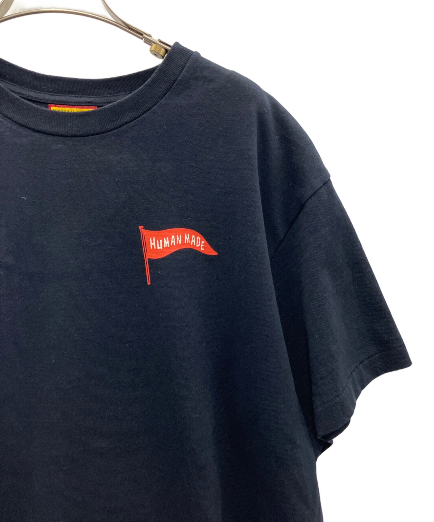 中古・古着通販】HUMAN MADE (ヒューマンメイド) 半袖Tシャツ ネイビー 