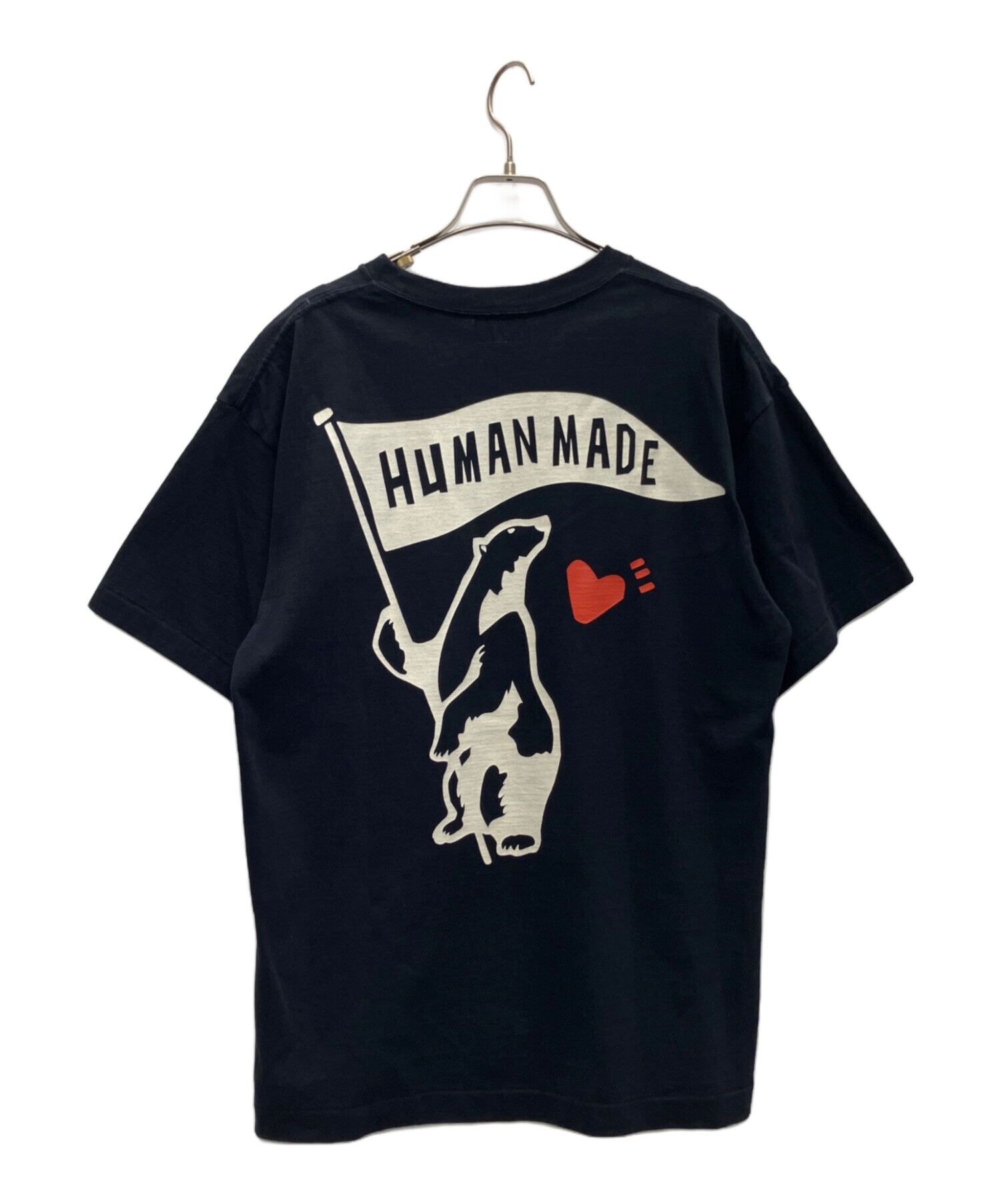 中古・古着通販】HUMAN MADE (ヒューマンメイド) 半袖Tシャツ ネイビー