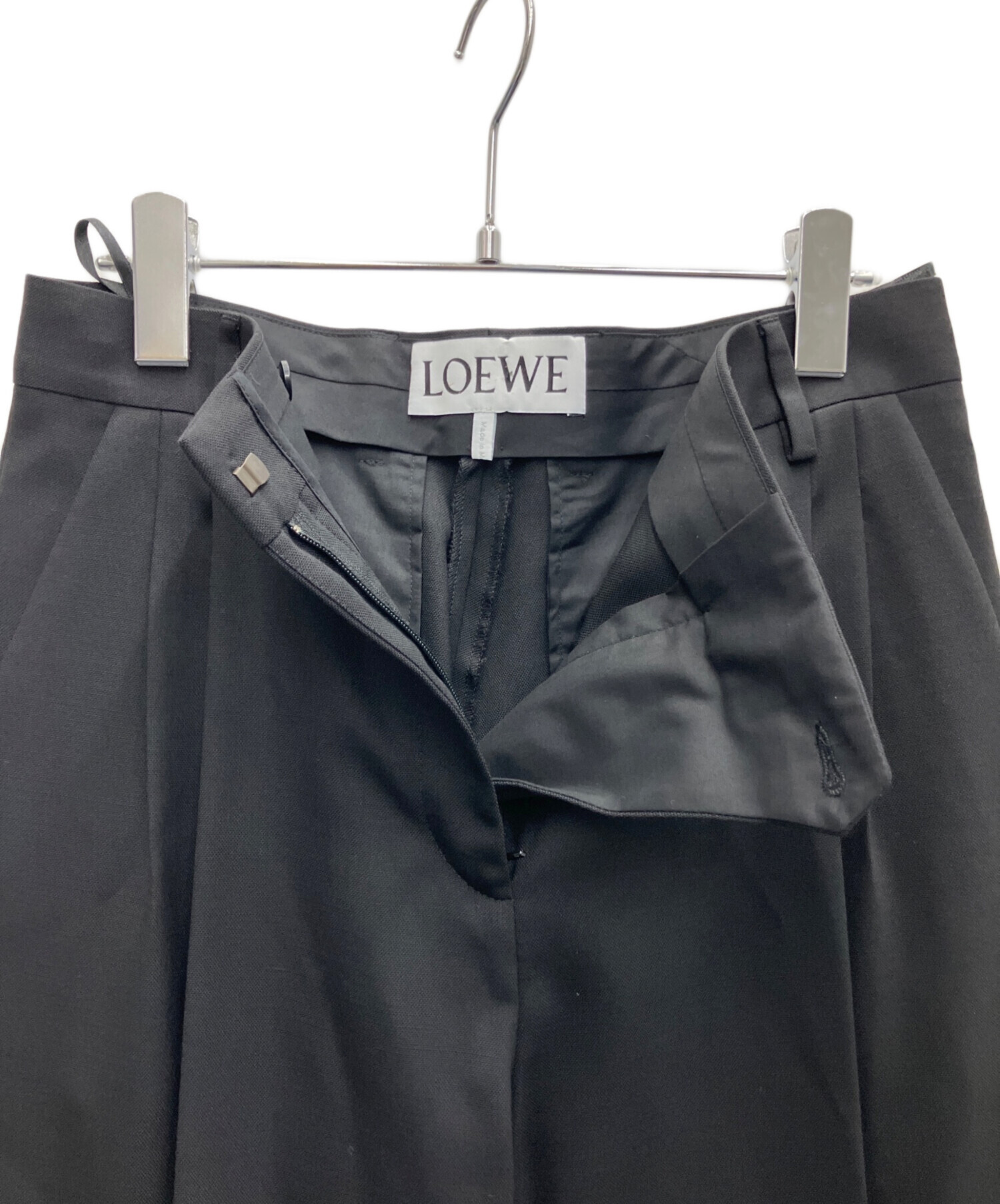中古・古着通販】LOEWE (ロエベ) センタープレス ストレート パンツ