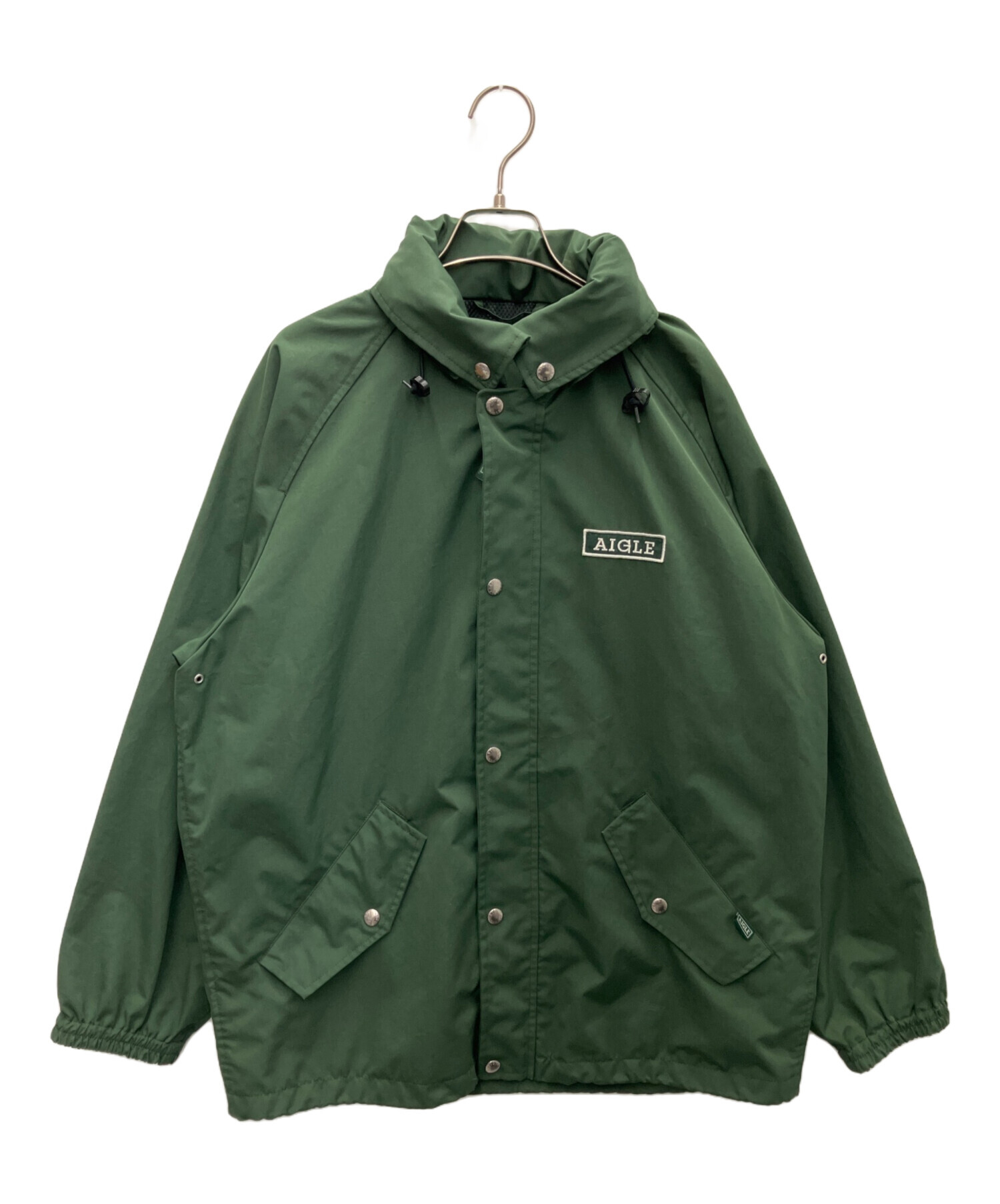 中古・古着通販】AIGLE (エーグル) マウンテンパーカー グリーン