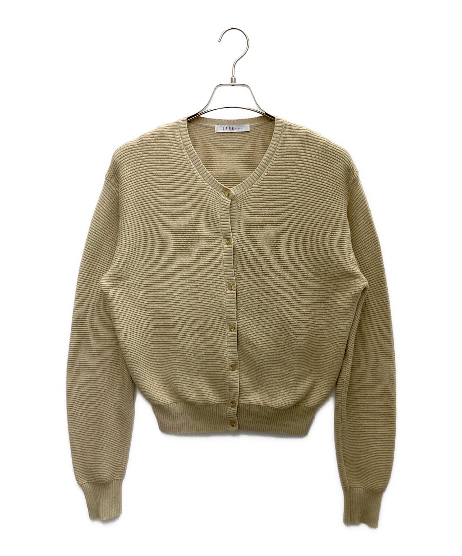 TODAYFUL - 美品　ETRE TOKYO モヘアフリンジニット　ベージュ 中古・古着通販】ETRE TOKYO (エトレトウキョウ) 薄手ニット ベージュ