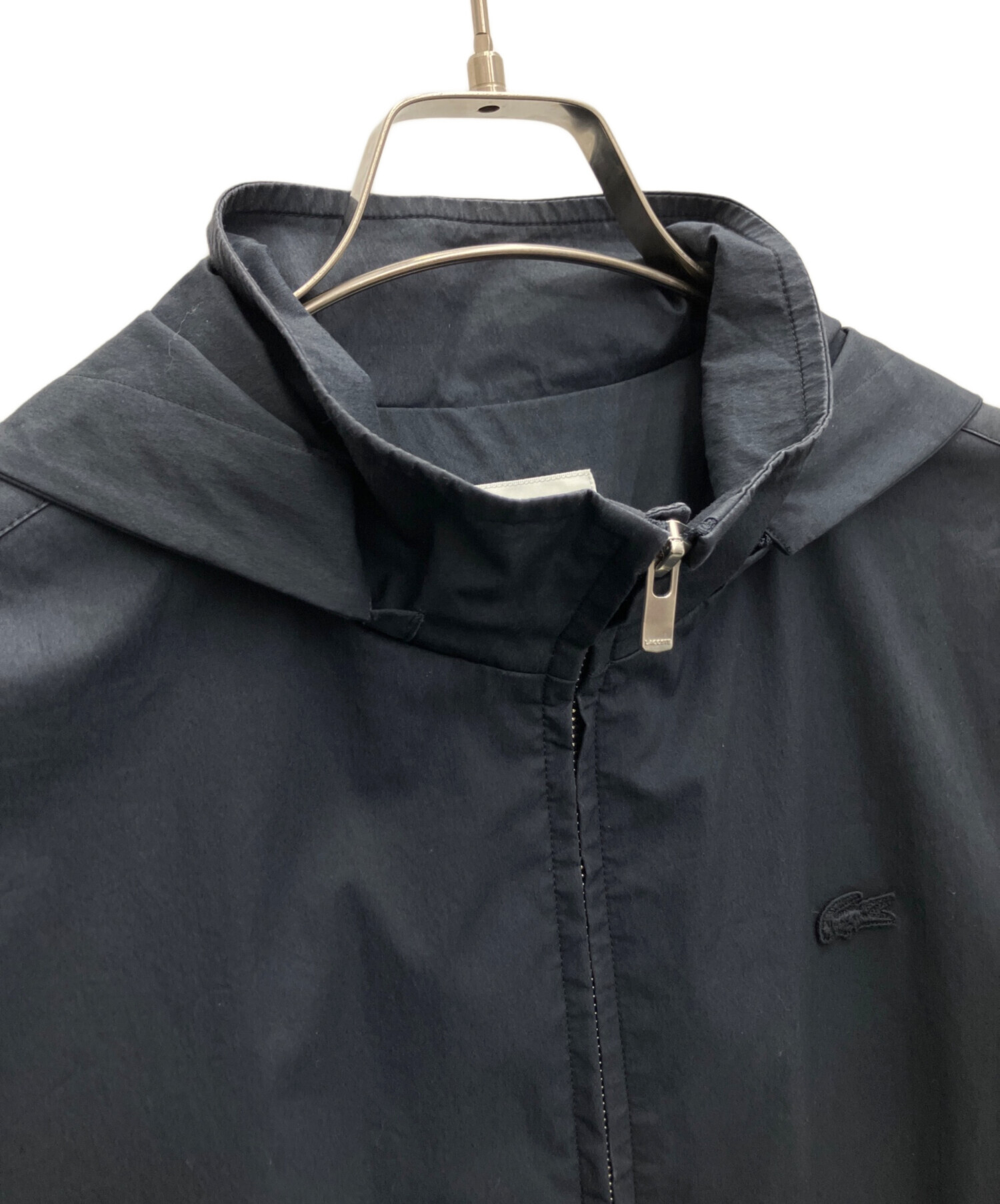 中古・古着通販】LACOSTE (ラコステ) フーデッドコート ネイビー
