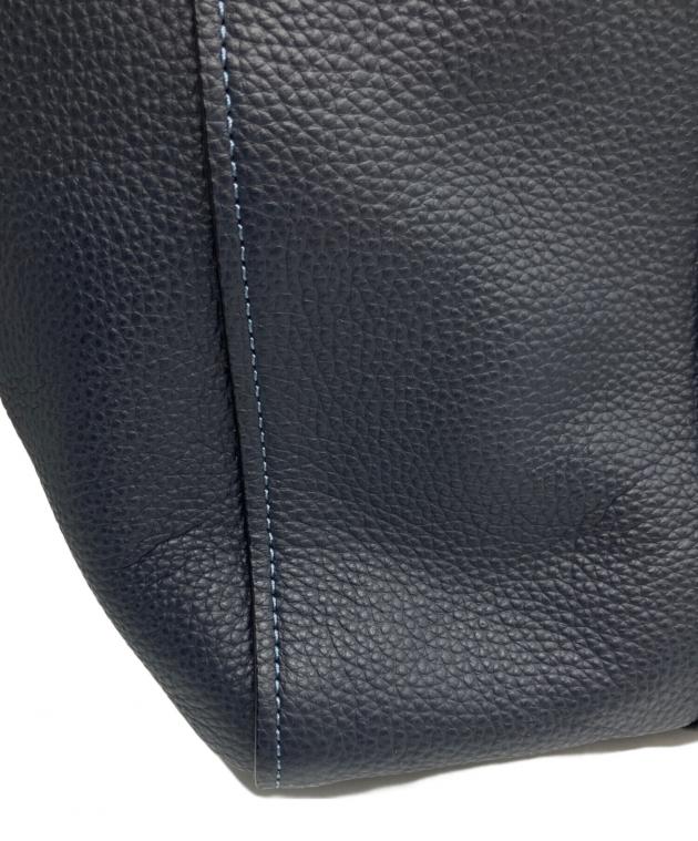中古・古着通販】COACH (コーチ) ダブルハンドル トート ネイビー