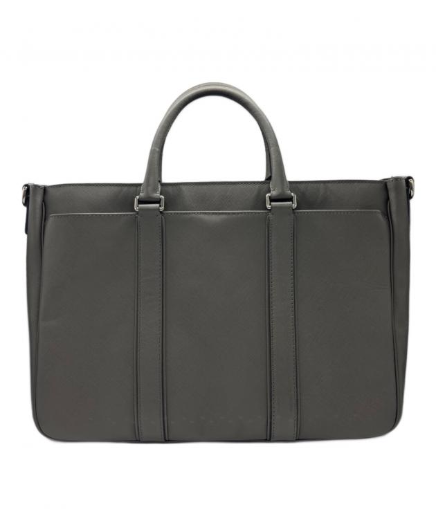 COACH グレー 2Wayビジネスバッグ 保存袋付き 中古・古着通販】COACH (コーチ) 2WAYビジネスバッグ ブラウン