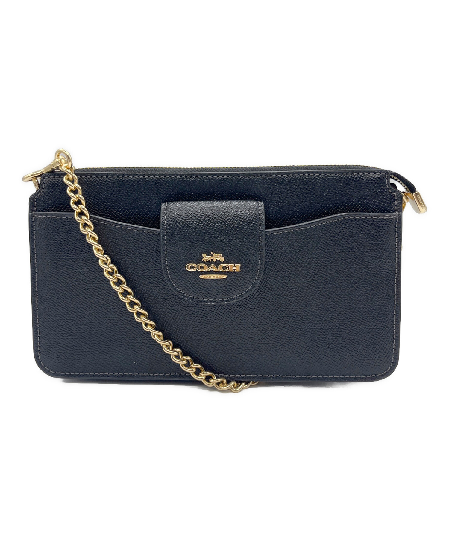中古・古着通販】COACH (コーチ) ショルダーバッグ ブラック｜ブランド
