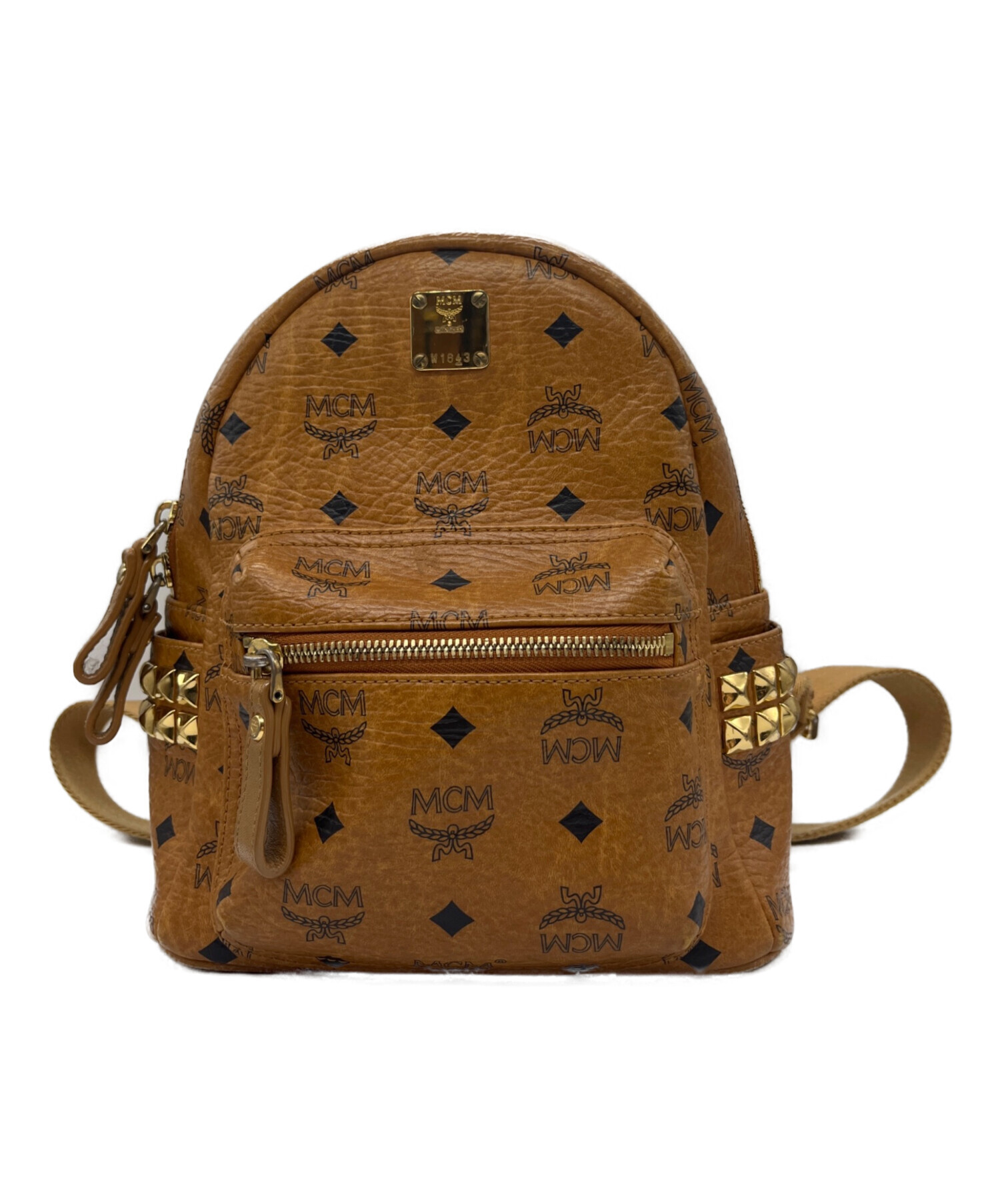 中古・古着通販】MCM (エムシーエム) リュック キャメル｜ブランド 
