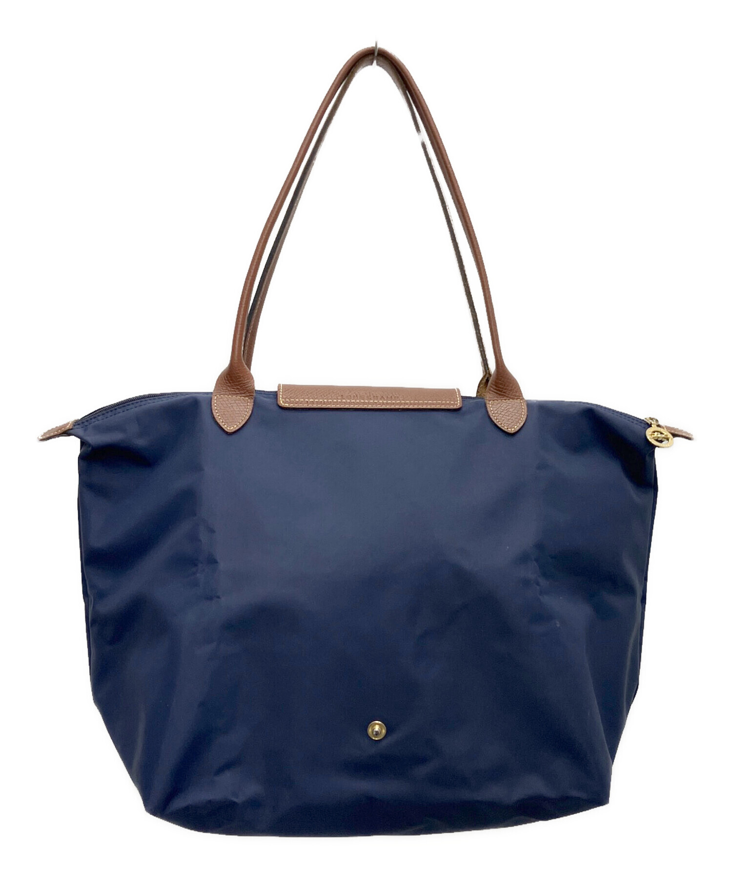 中古・古着通販】LONGCHAMP (ロンシャン) トートバッグ ネイビー