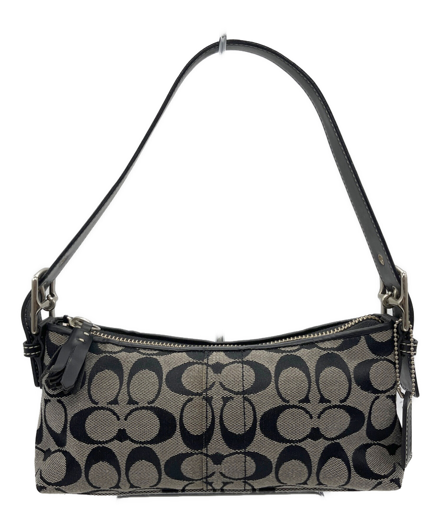 中古・古着通販】COACH (コーチ) アクセサリーポーチ ブラック