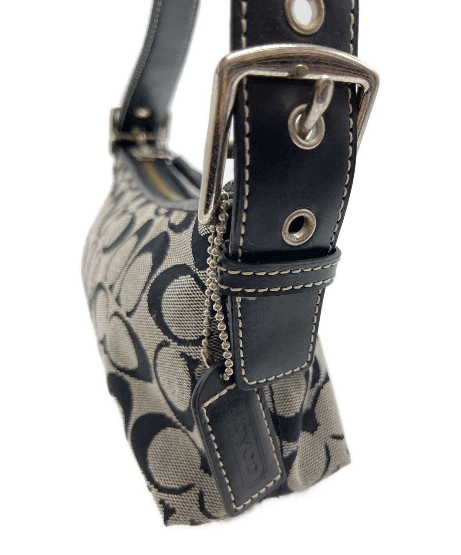 中古・古着通販】COACH (コーチ) アクセサリーポーチ ブラック