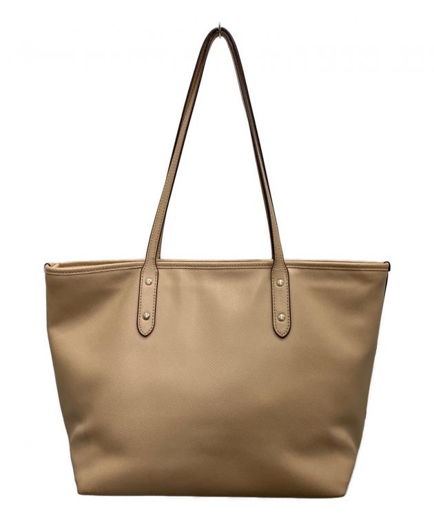 中古・古着通販】COACH (コーチ) トートバッグ ベージュ サイズ