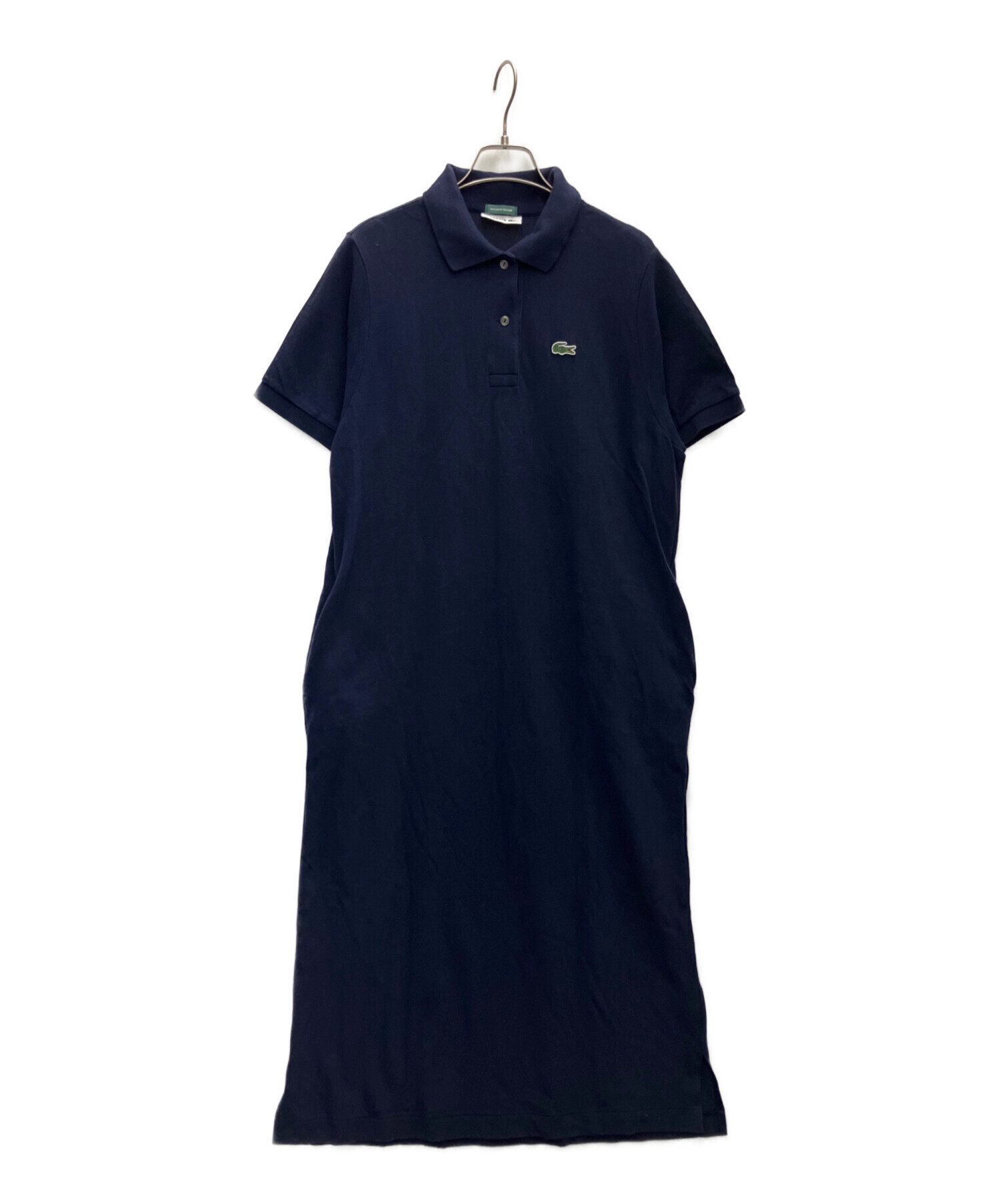中古・古着通販】LACOSTE (ラコステ) 半袖ワンピース ネイビー サイズ