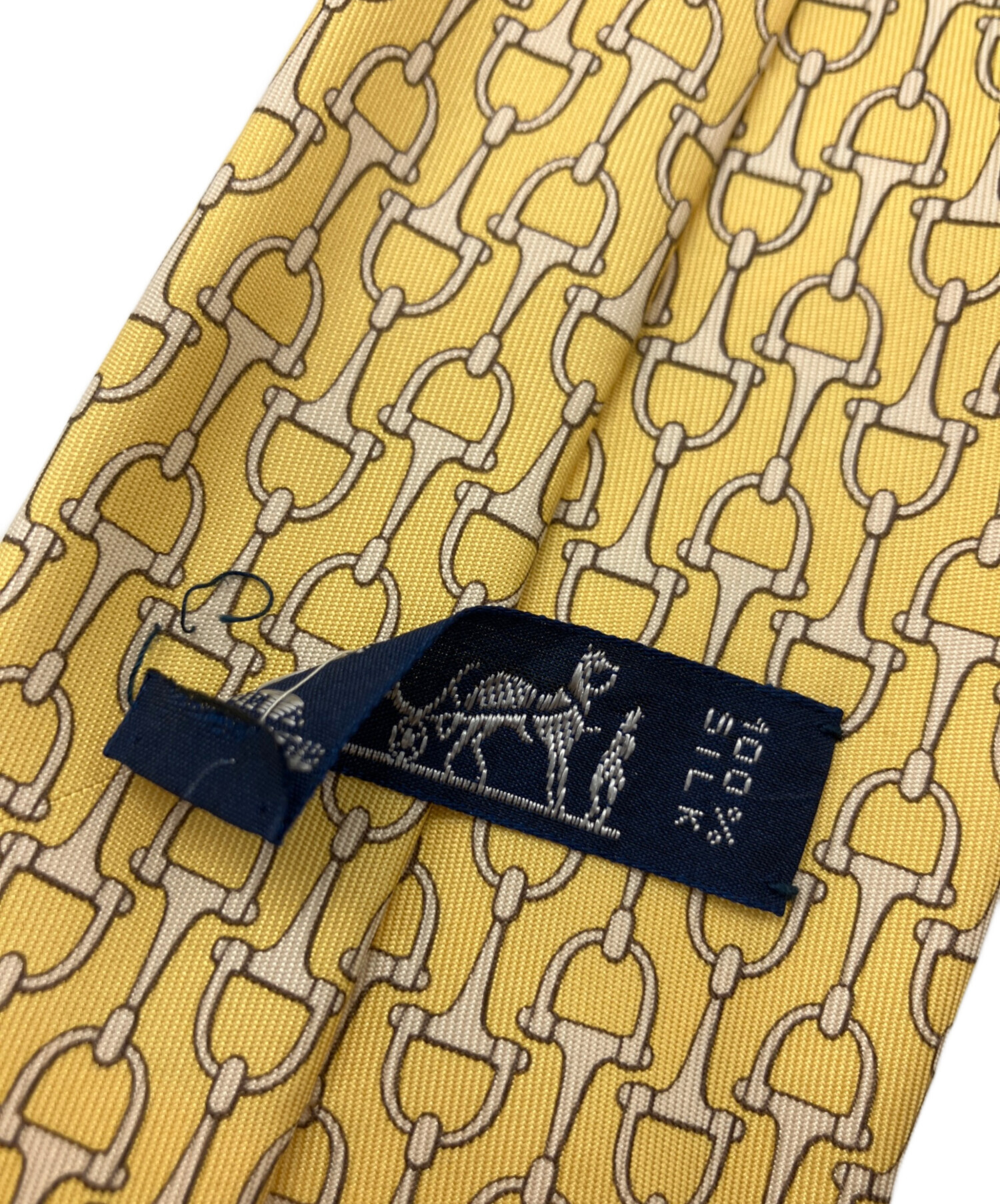 中古・古着通販】HERMES (エルメス) ネクタイ イエロー サイズ
