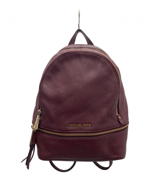 MICHAEL KORS バックパック 中古・古着通販】MICHAEL KORS (マイケルコース) リュック レッド