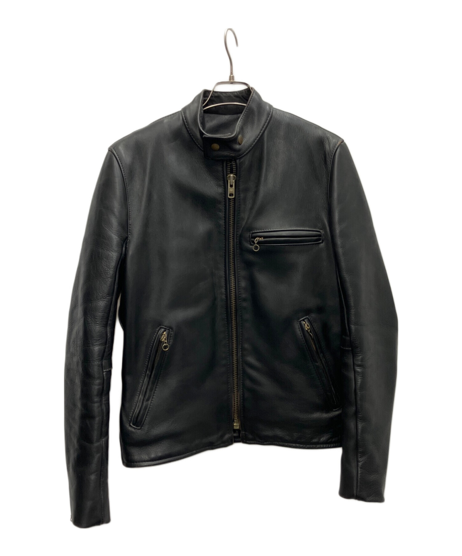 中古・古着通販】VANSON (バンソン) シングルライダースジャケット