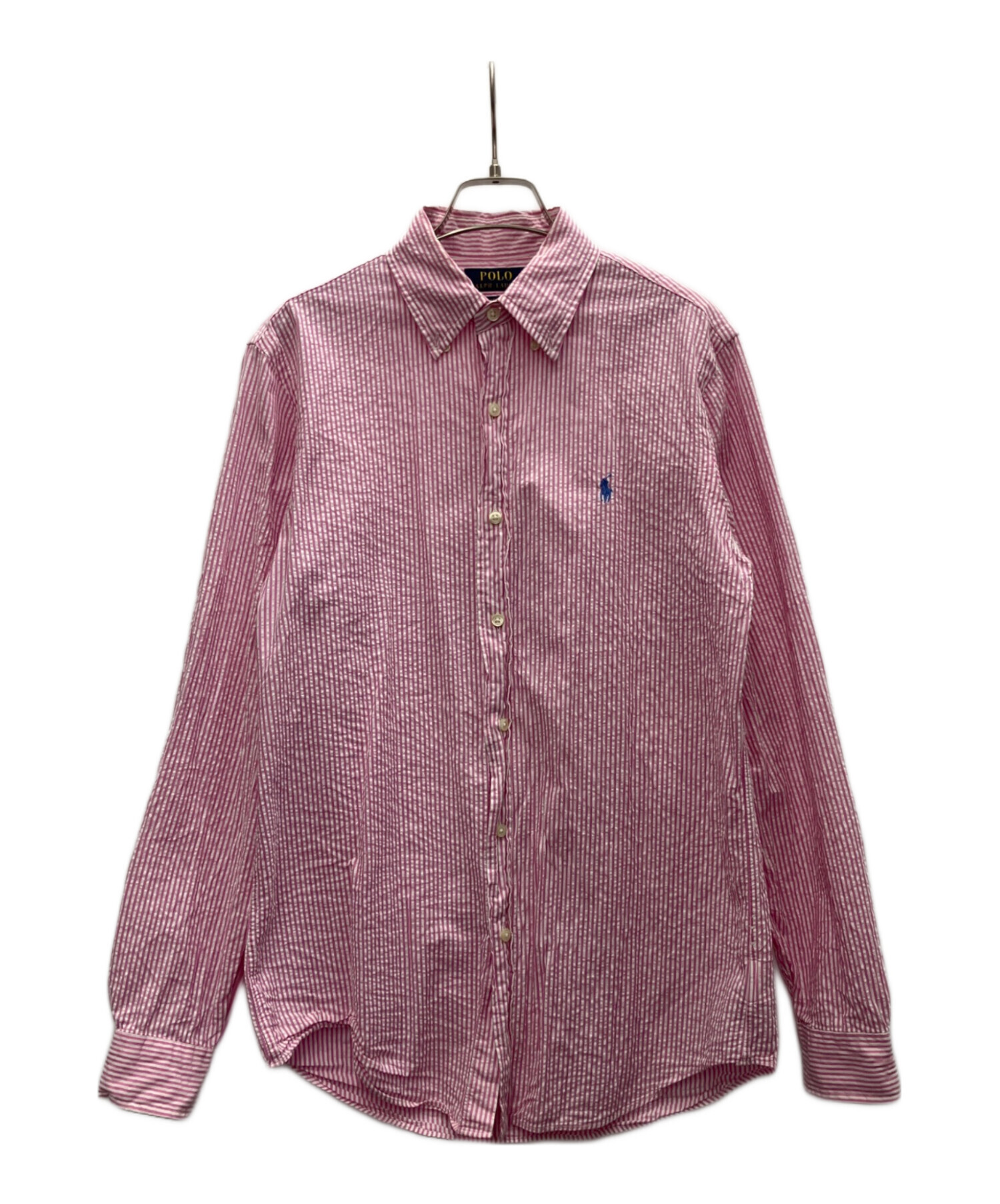 【新品タグ付き】Ralph Laurenラルフローレンピンク長袖シャツ L160 中古・古着通販】POLO RALPH LAUREN (ポロ・ラルフローレン) 長袖