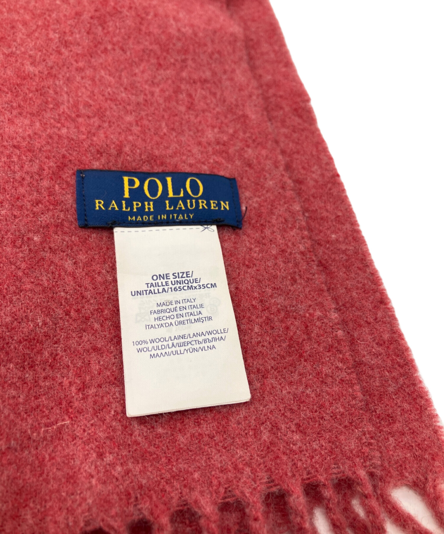 Polo Ralph Lauren ピンク マフラー 中古・古着通販】POLO RALPH LAUREN (ポロ・ラルフローレン) マフラー