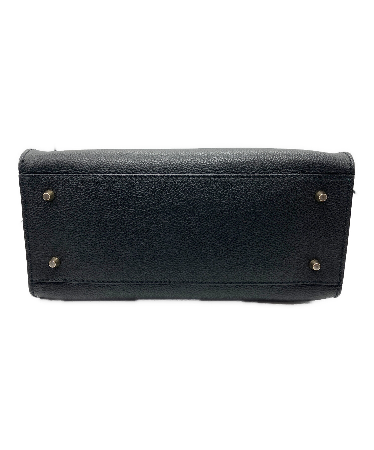 中古・古着通販】FURLA (フルラ) ハンドバッグ ブラック サイズ